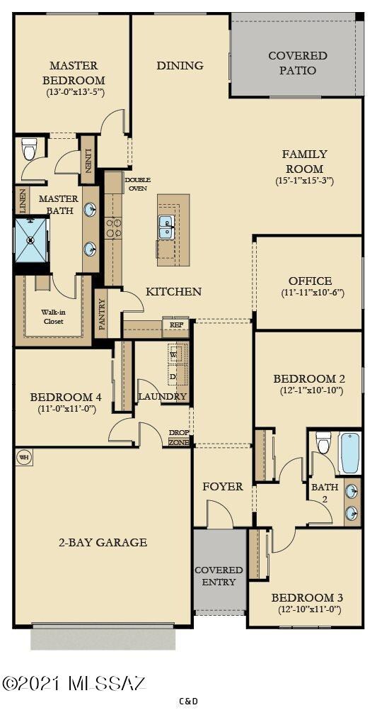 Pima C Floorplan