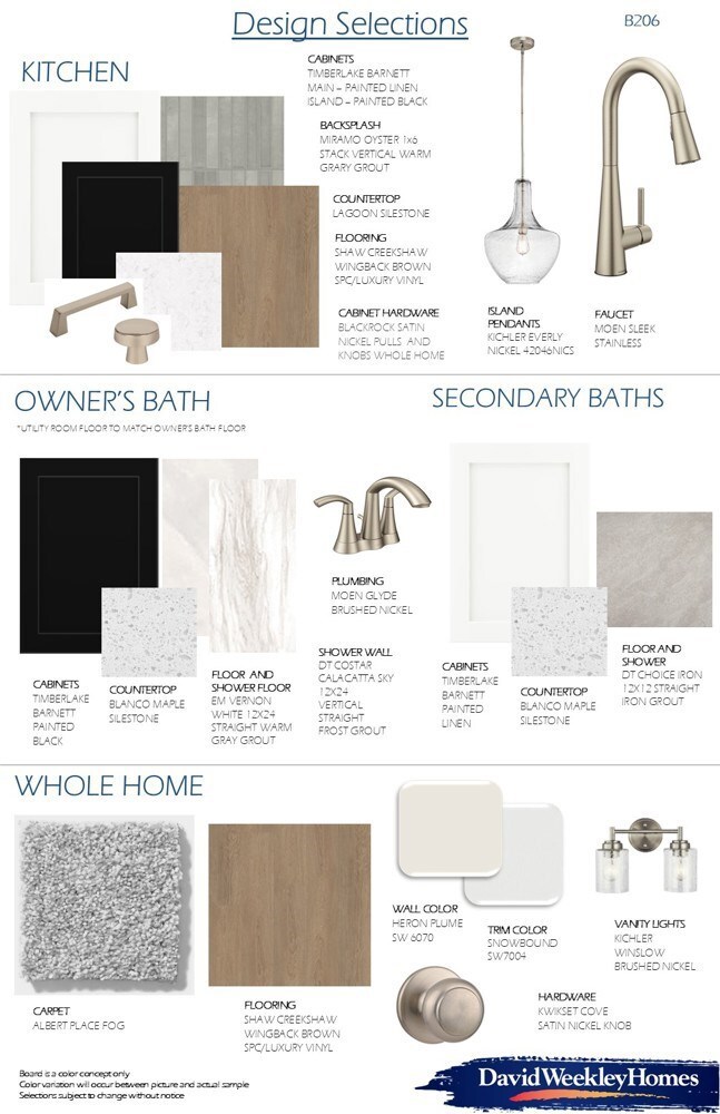 Design Selections