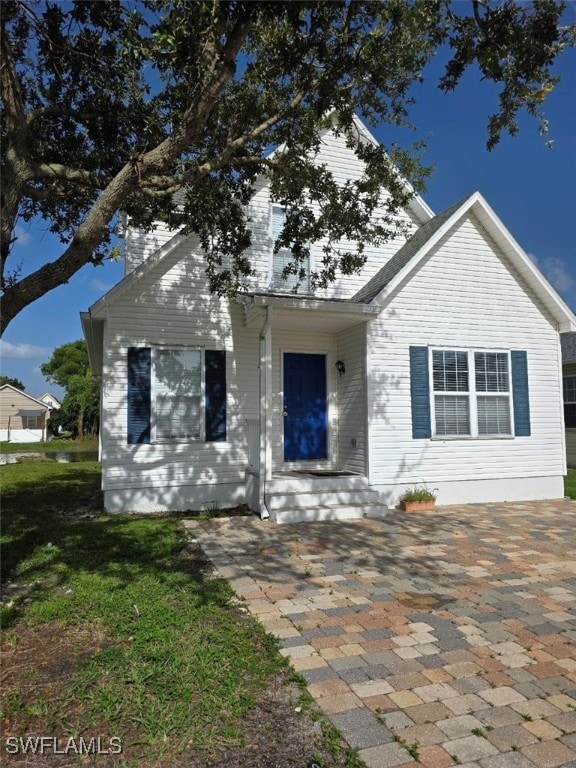 View of bungalow-style home