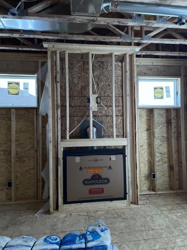 Fire Place Progress Photo