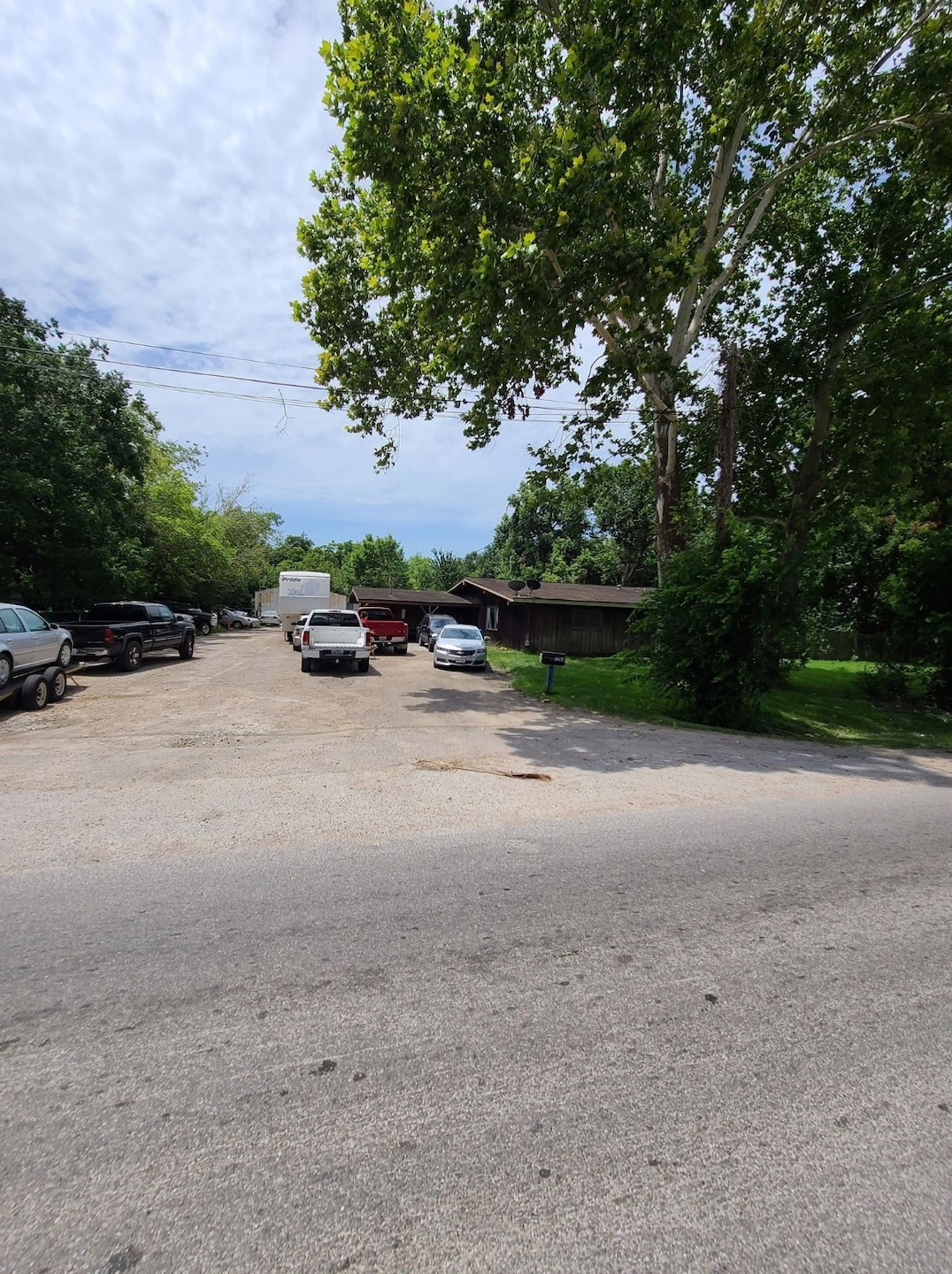 Front view of the home