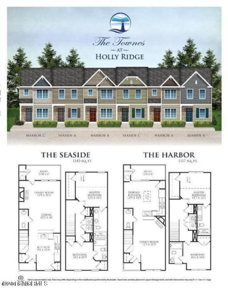 Rendering of townhomes