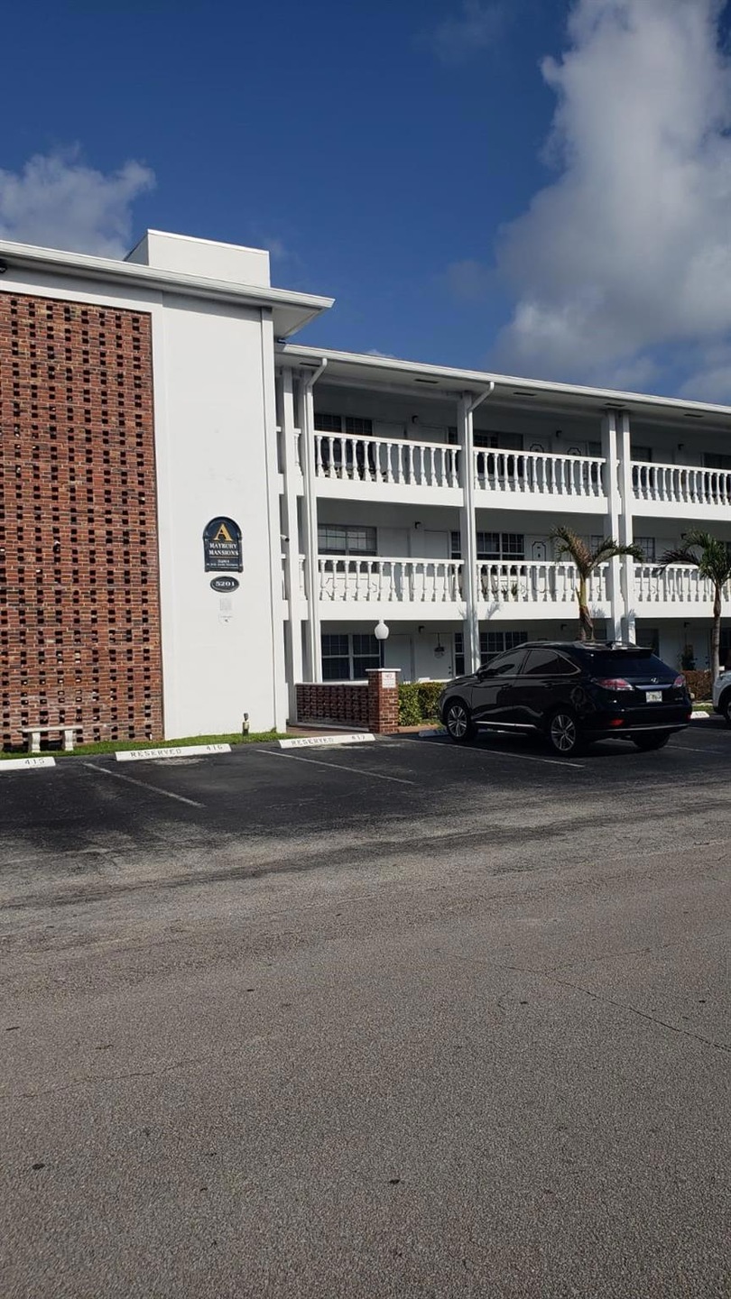 Space #416 in front of main entrance