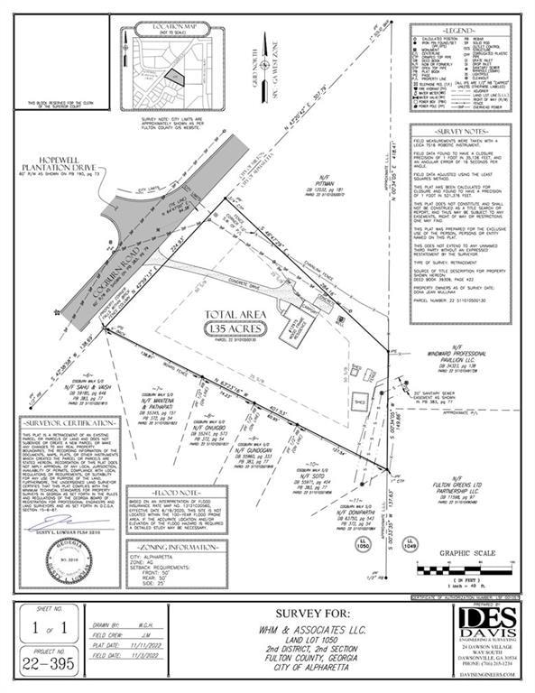 Survey map / technical document
