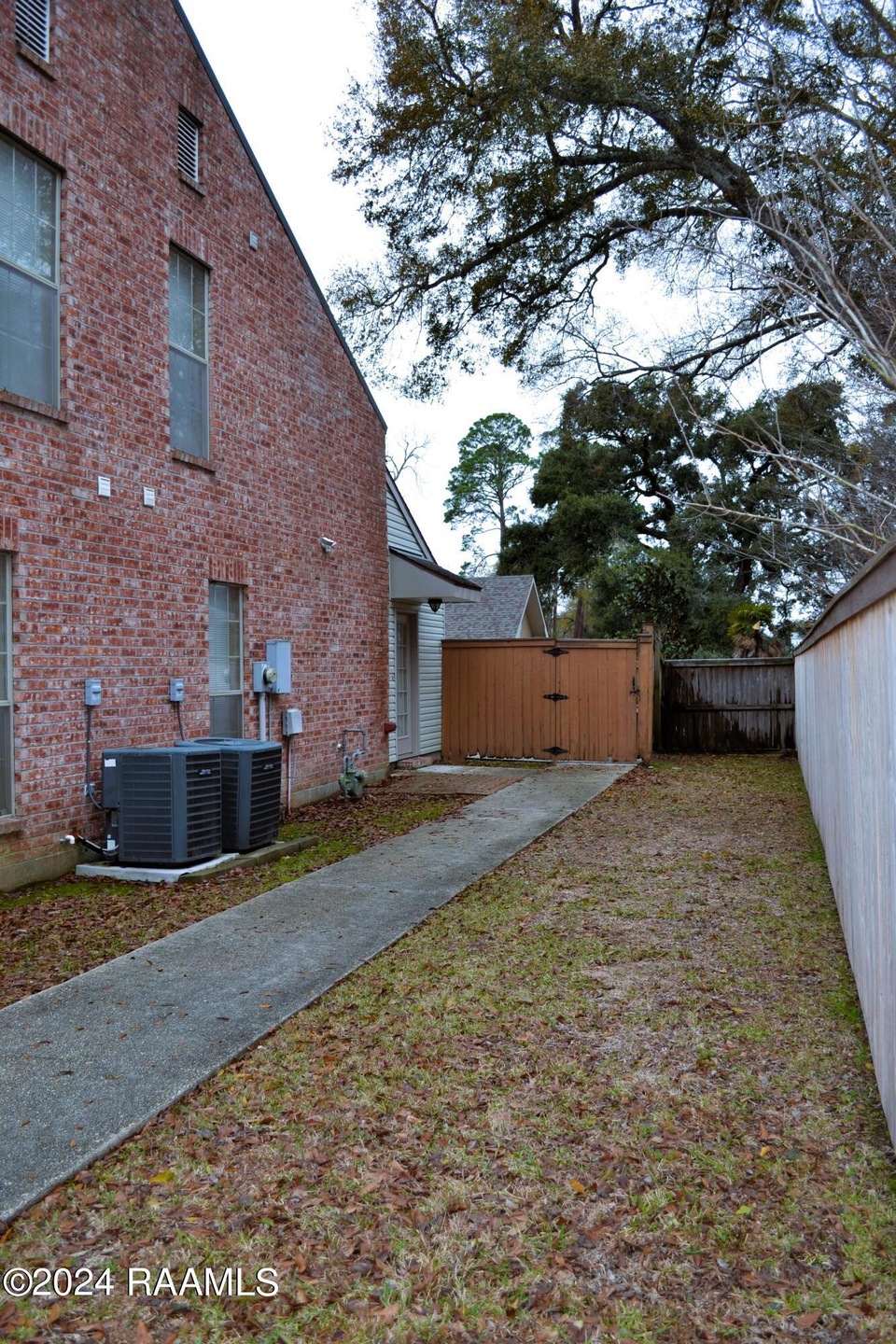 Sideyard and Entryway