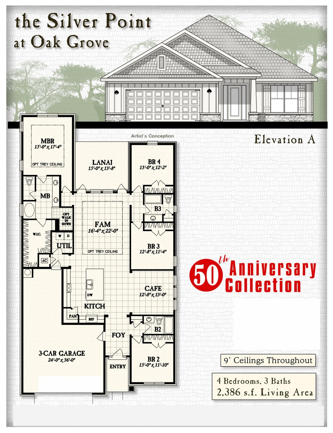 Elevation and artwork