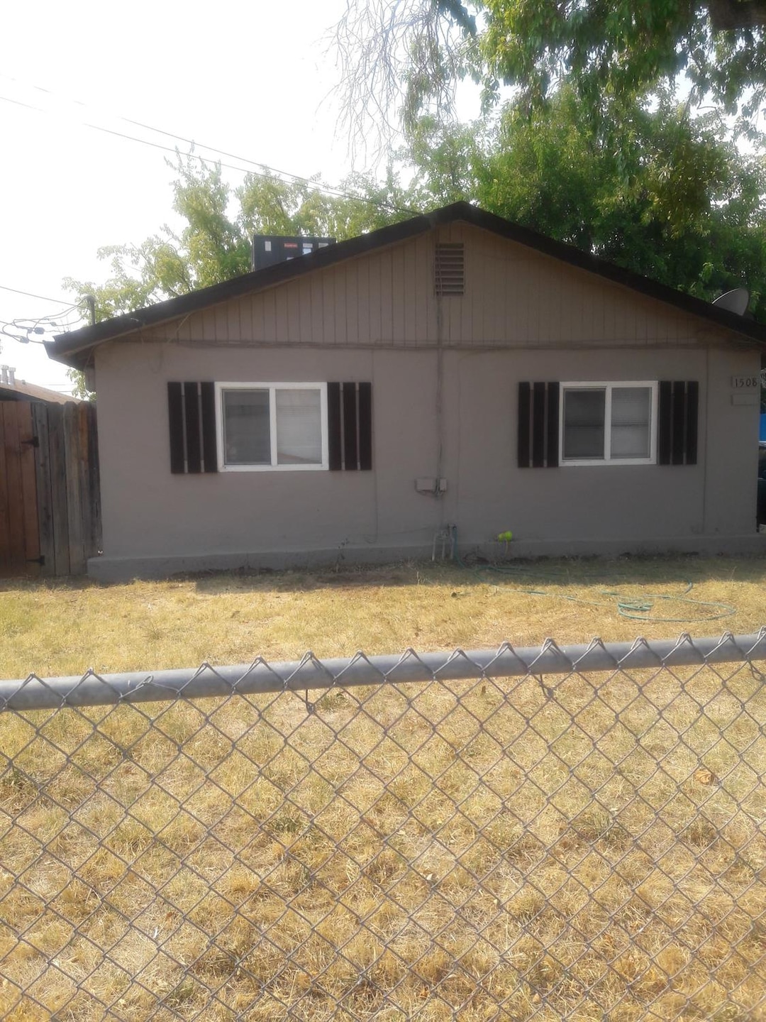 Street side of the duplex