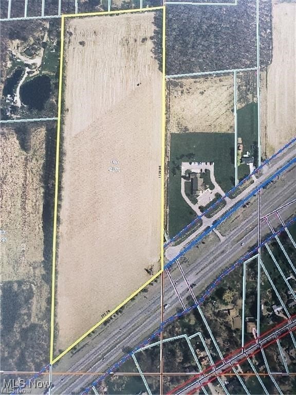 Map of property location with property parcel outlined