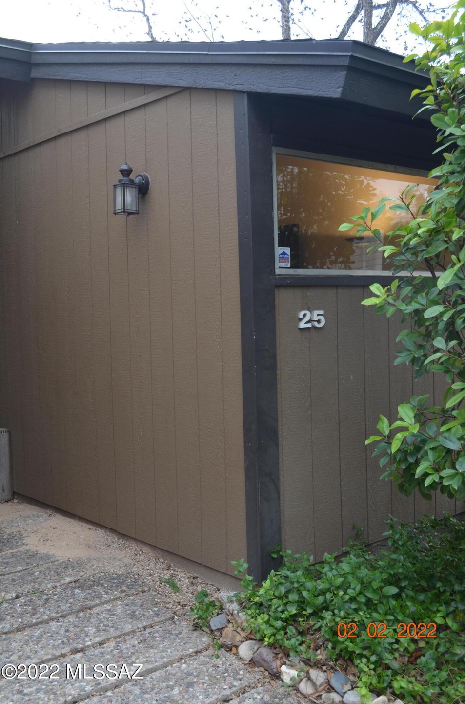 Entrance to townhouse
