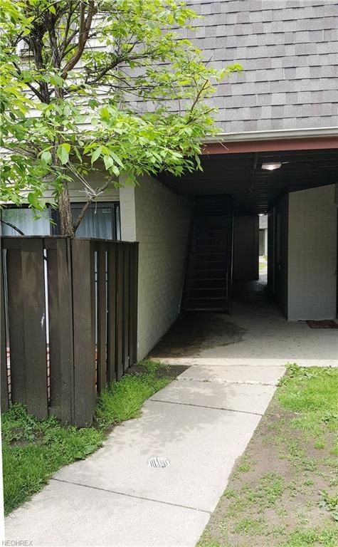Entrance to Building I. The hallway leads to unit 