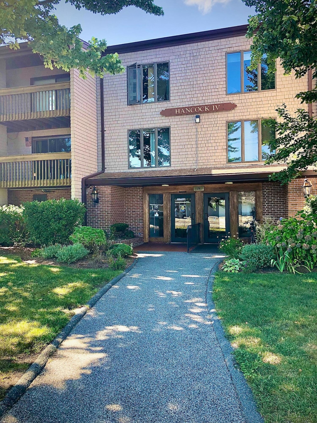 Front of building