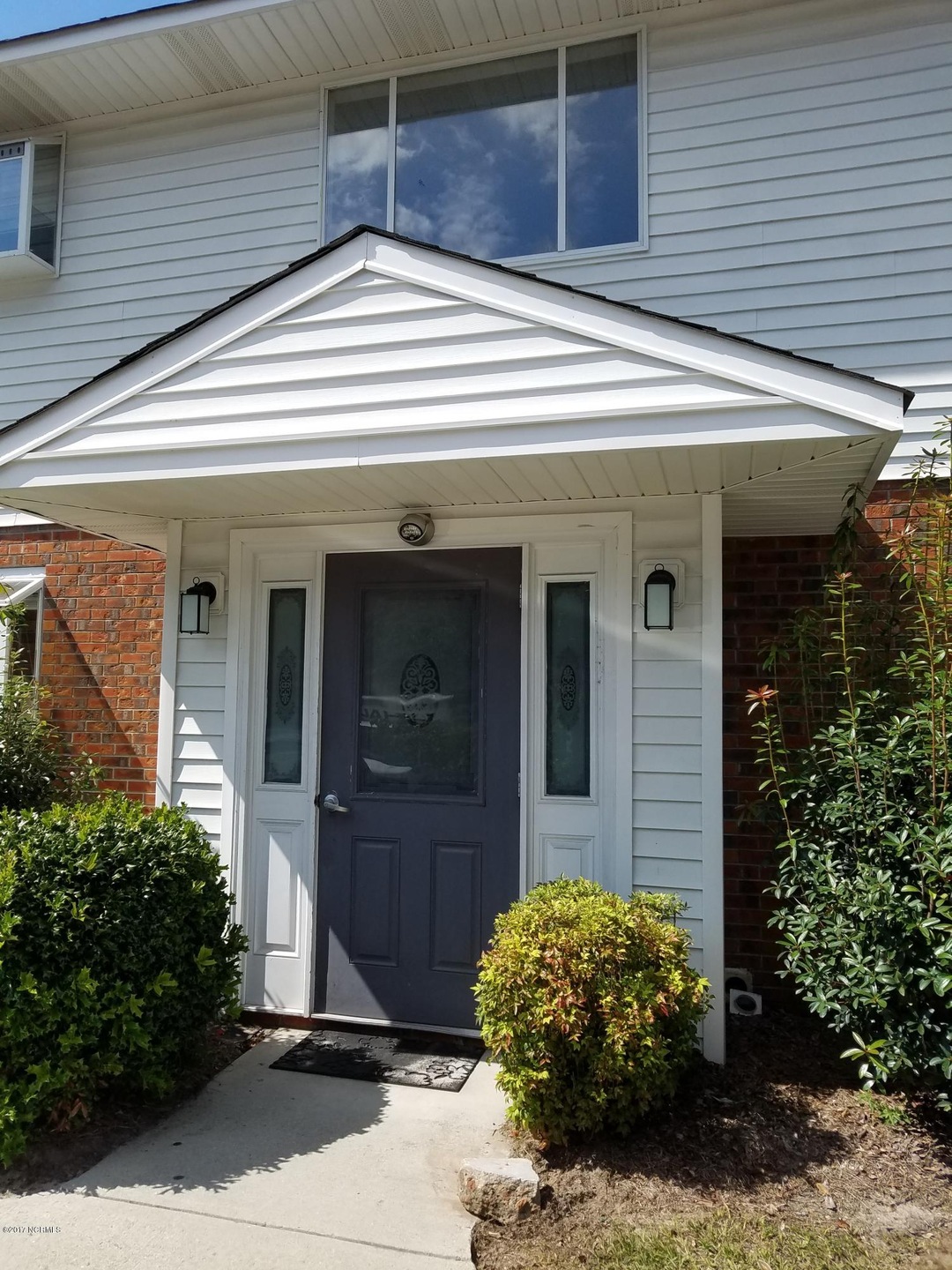 Front door of building