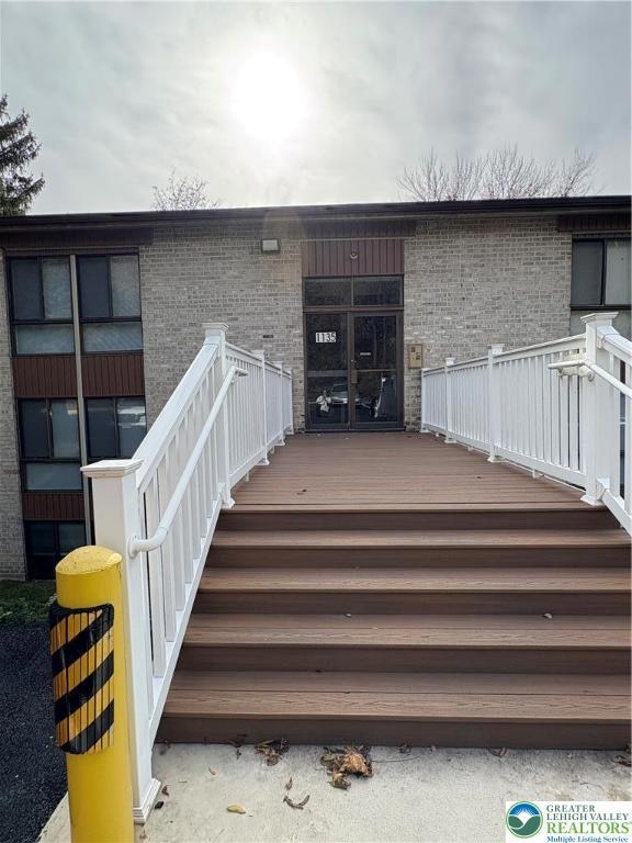 Street level entrance