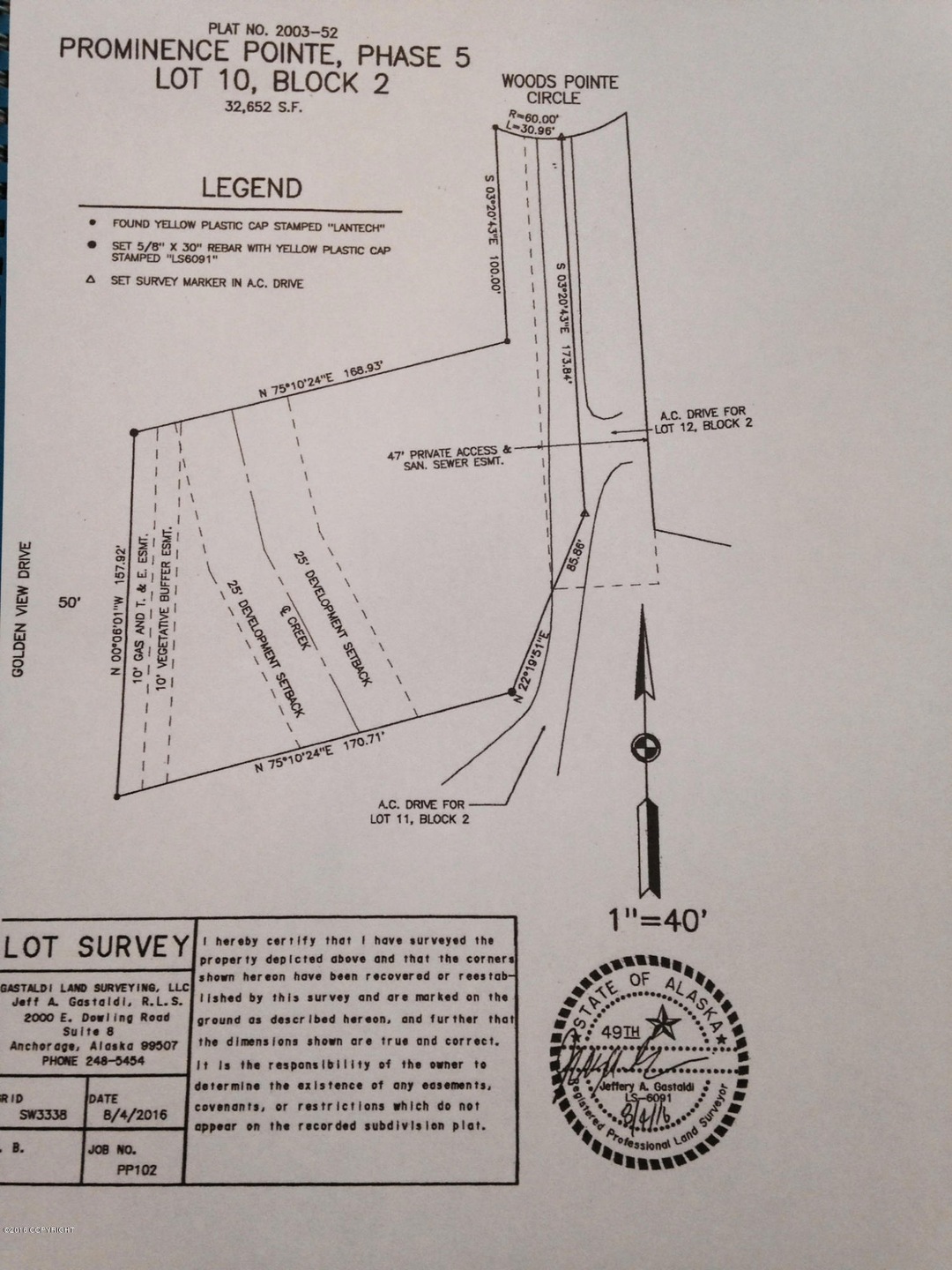Lot Survey August 2016