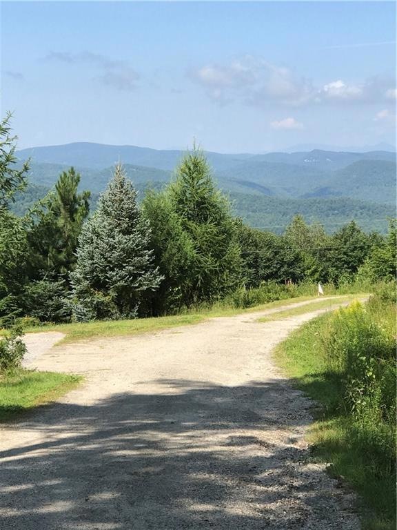 View from the top of the road