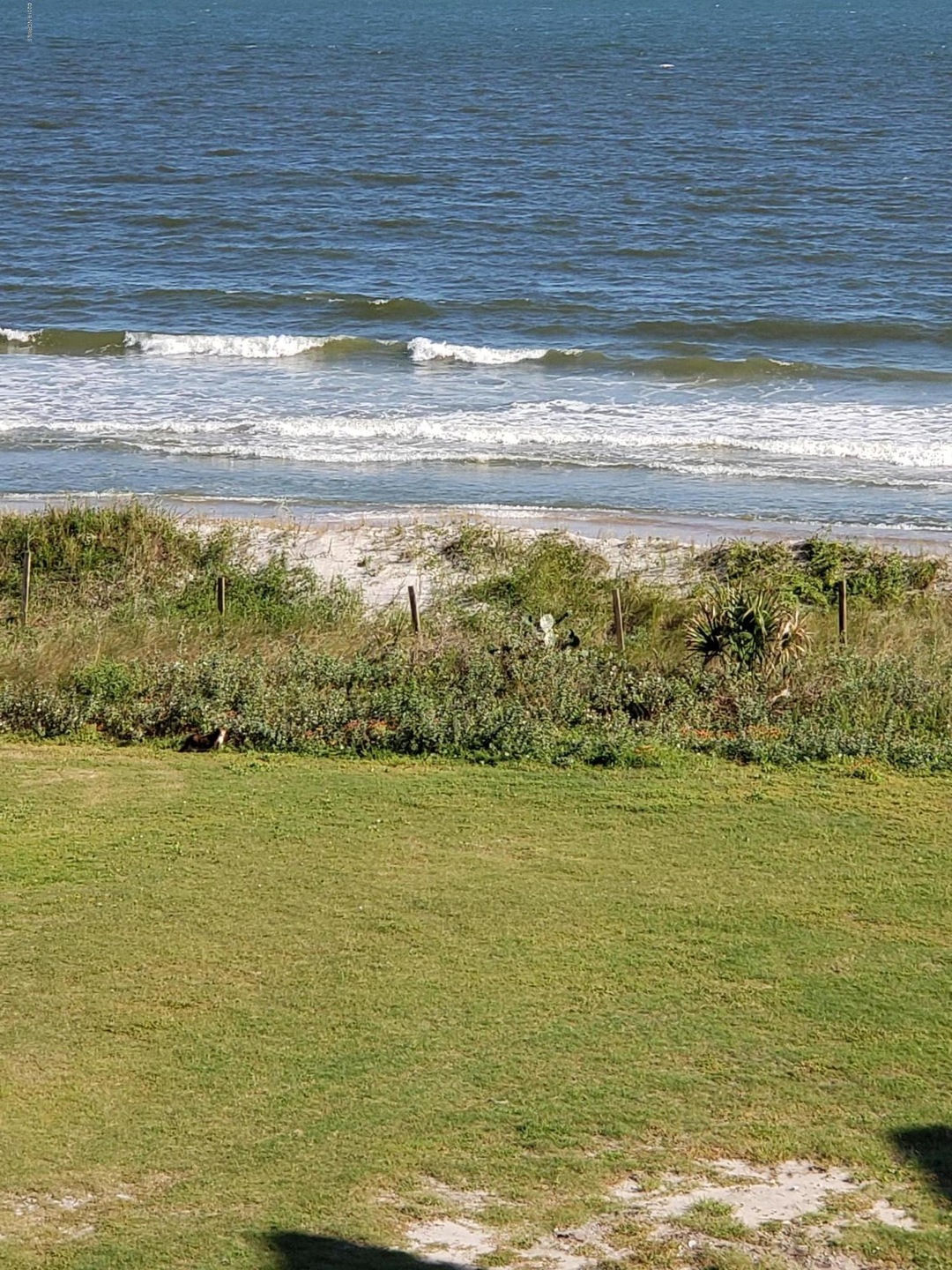 Ocean view from balcony