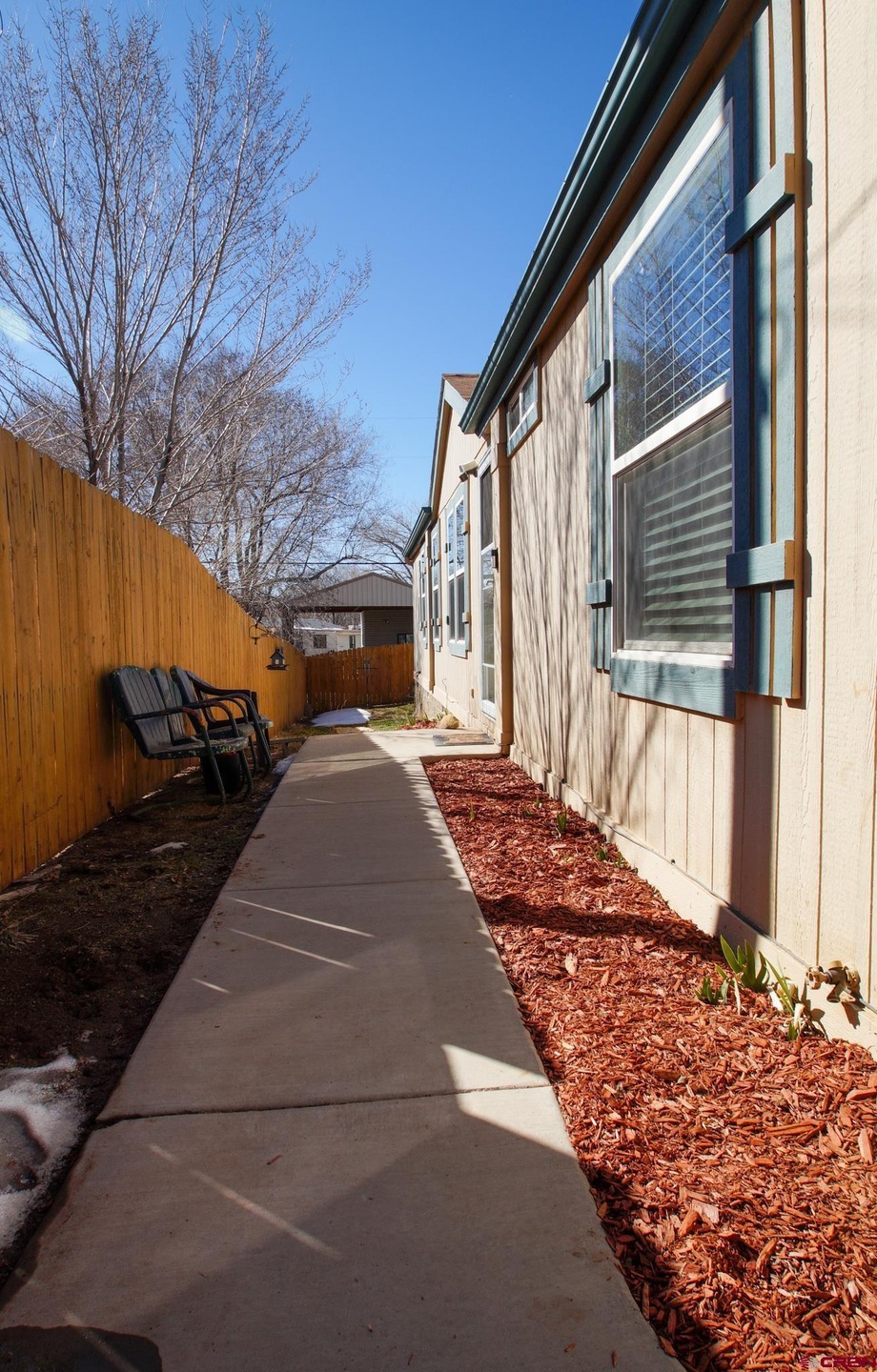 Front Door is Side Entry
