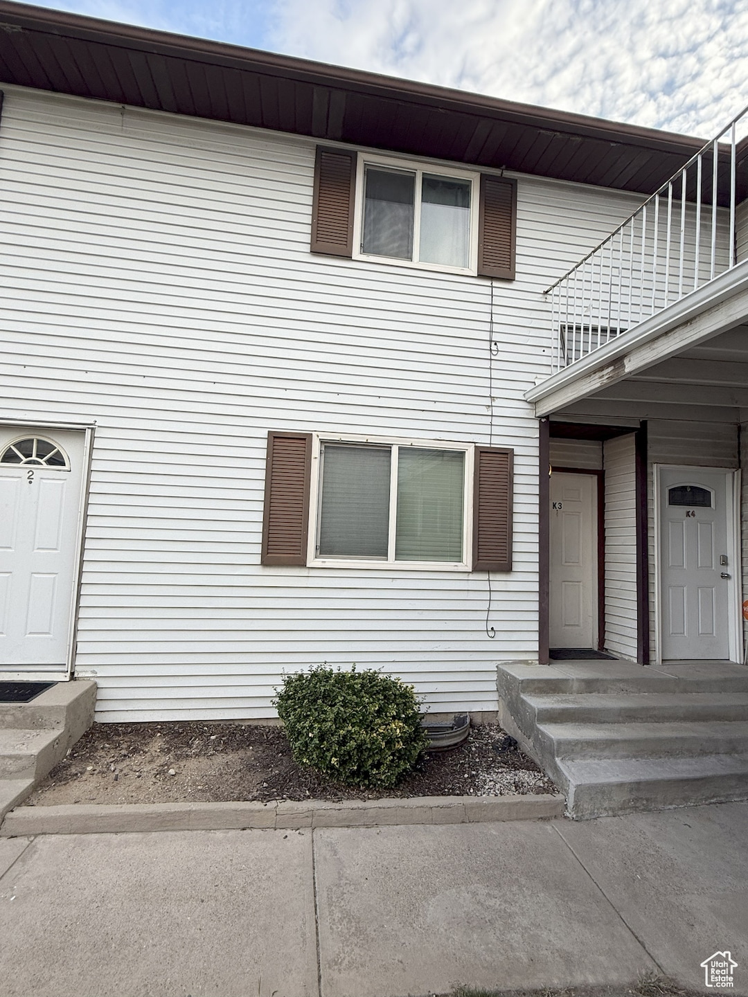 View of exterior entry