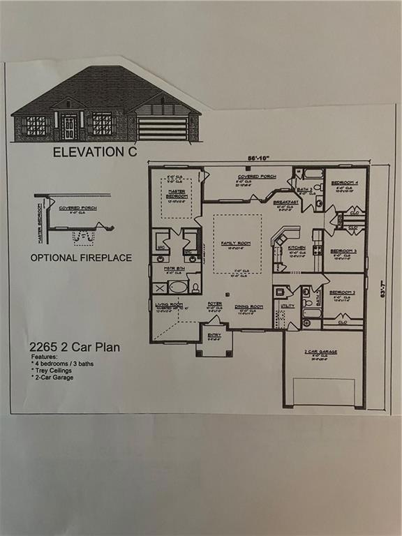 Under Construction 2265 sq.ft. 4 Bedroom + 3 BR