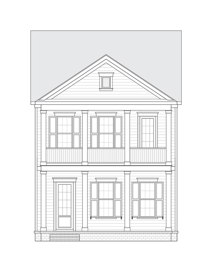 This is the preston - a different front elevation was chosen for this homesite. See plan attached