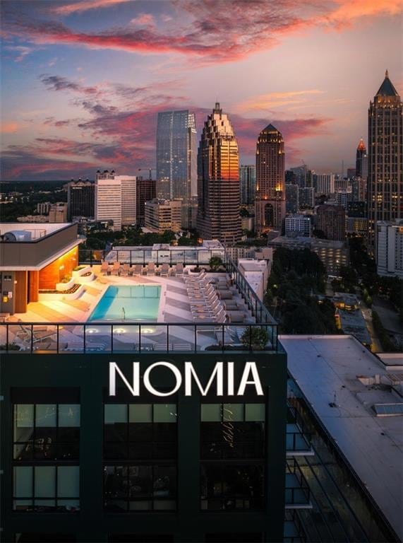 View of city skyline