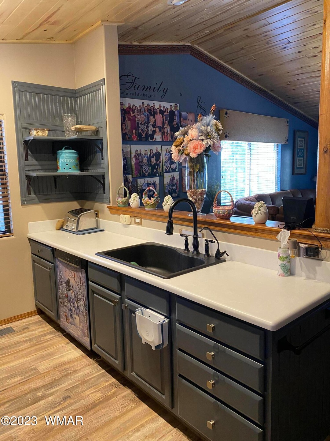 Kitchen view of dining area