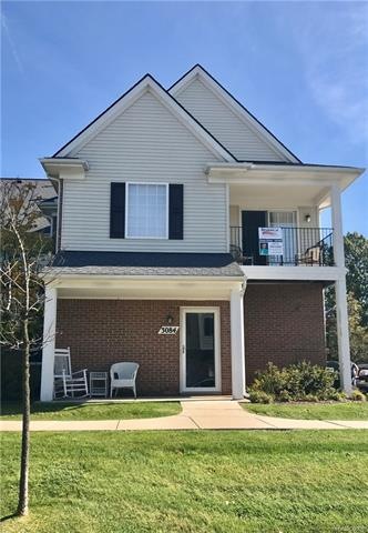 Front view of the home