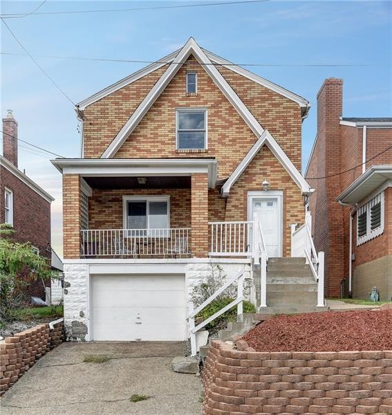 1115 Premier Street, home sits on higher side of s