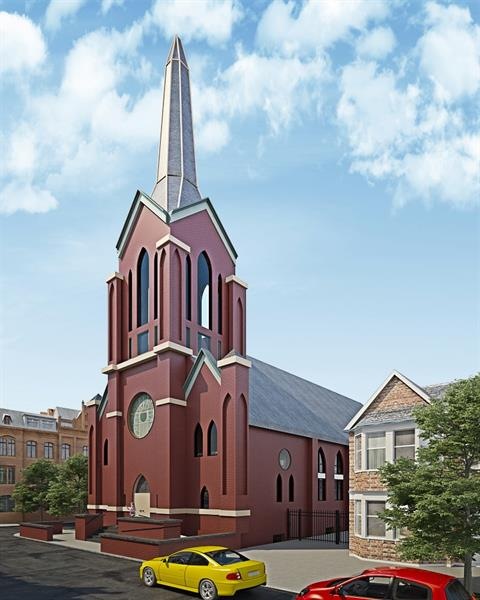 Exterior rendering
