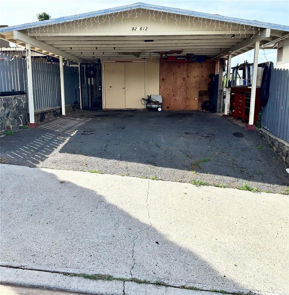 Garage with Storage