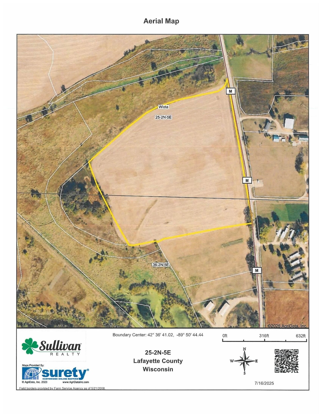 Parcel 3 W County Hwy M, Wiota, WI 53504 - photo 1