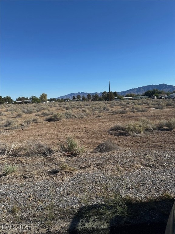 Mountain view featuring rural landscape