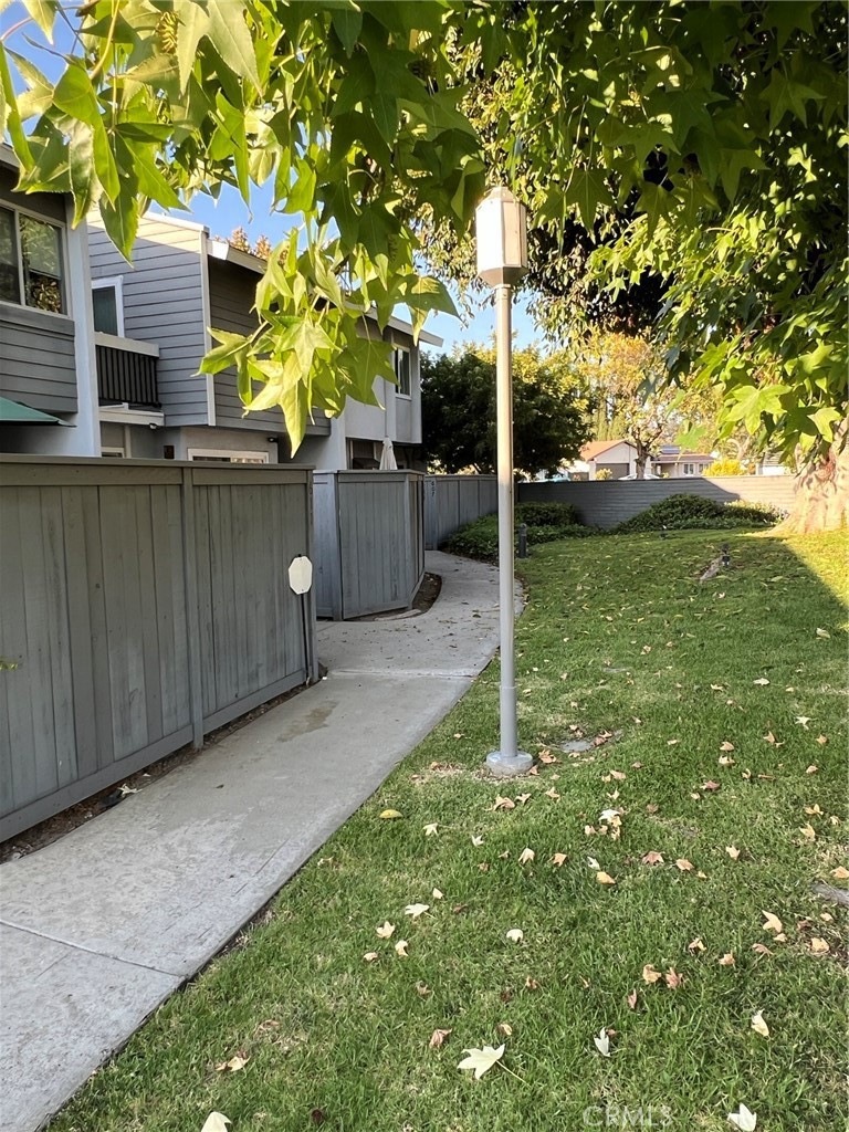 Grass area outside front door