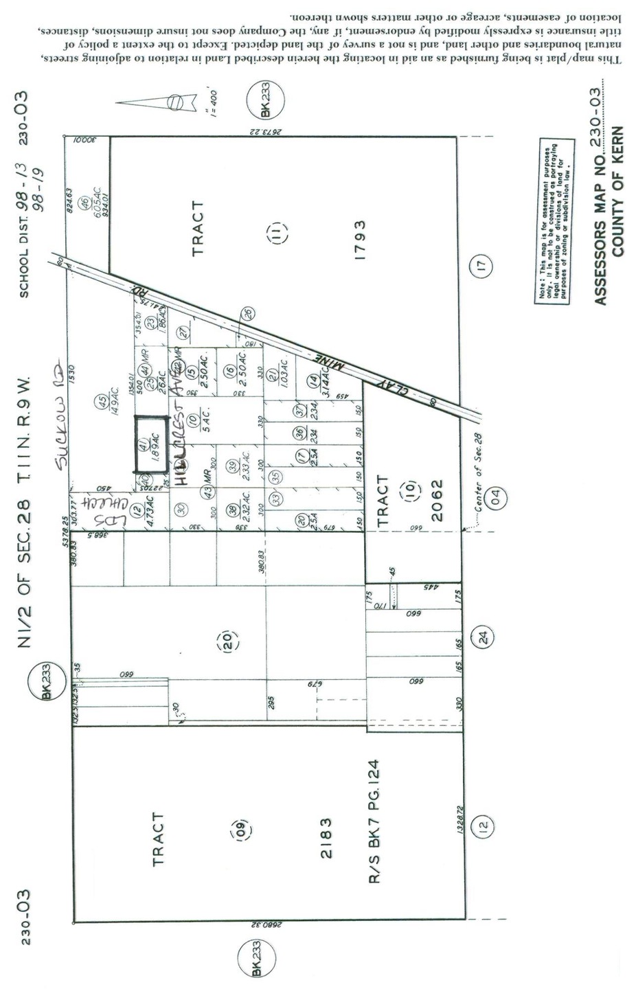 No Edwards Parcel Map