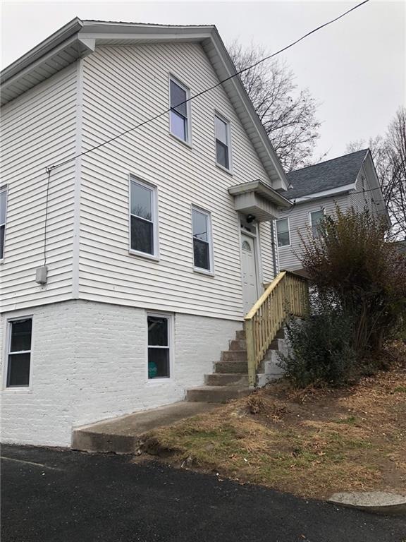 Front entrance with new handrail