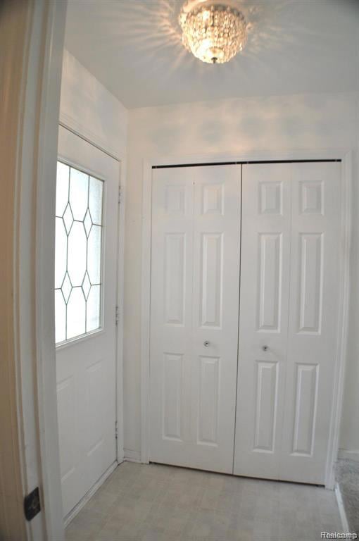 Foyer and Entry closet