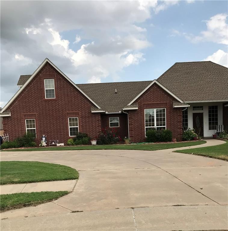 Extended concrete driveway / parking