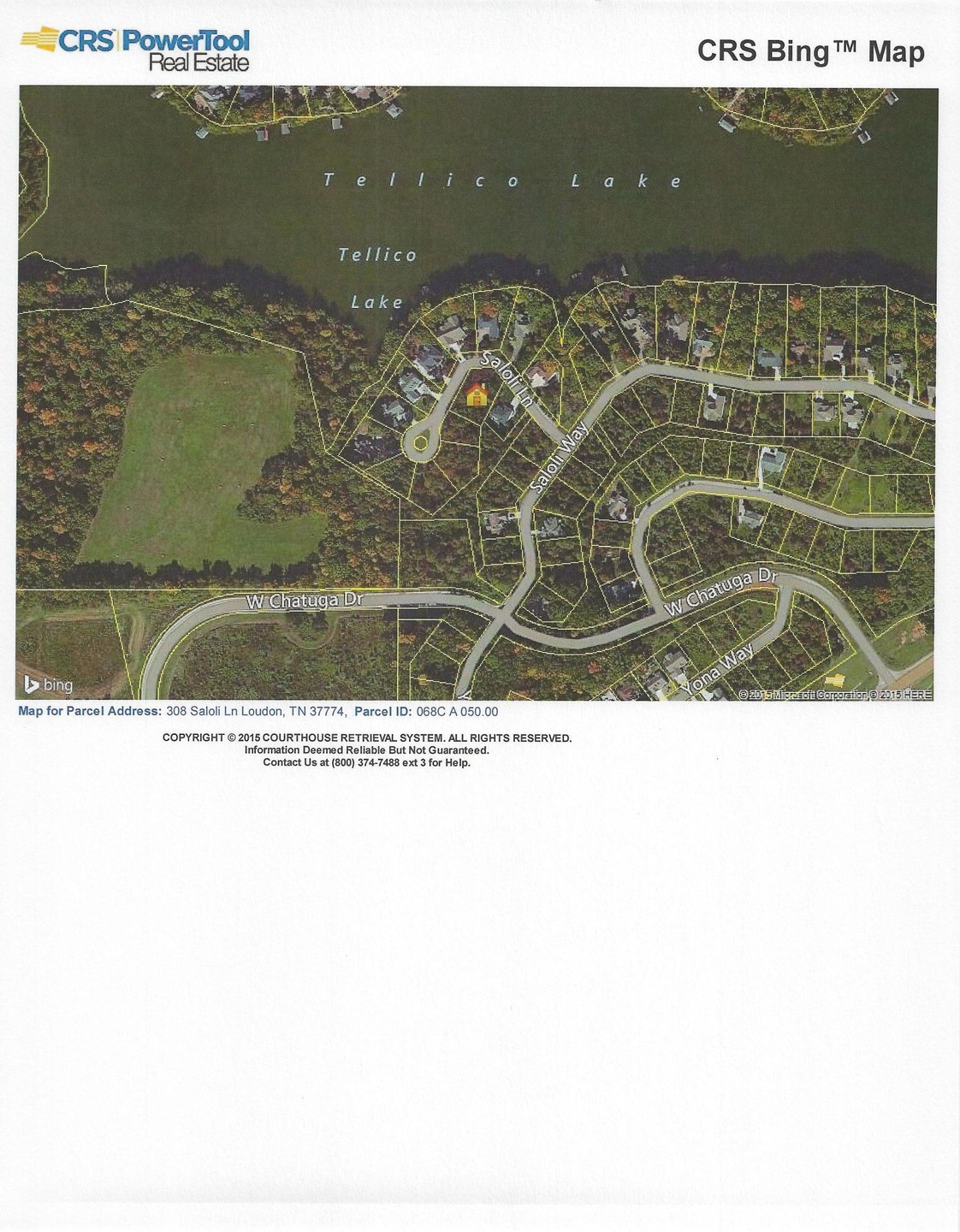 Overhead view of lot
