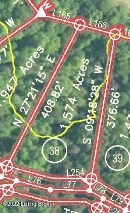 Lot View of Survey Plat