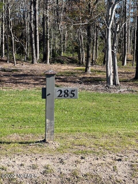 Lot 285 sign