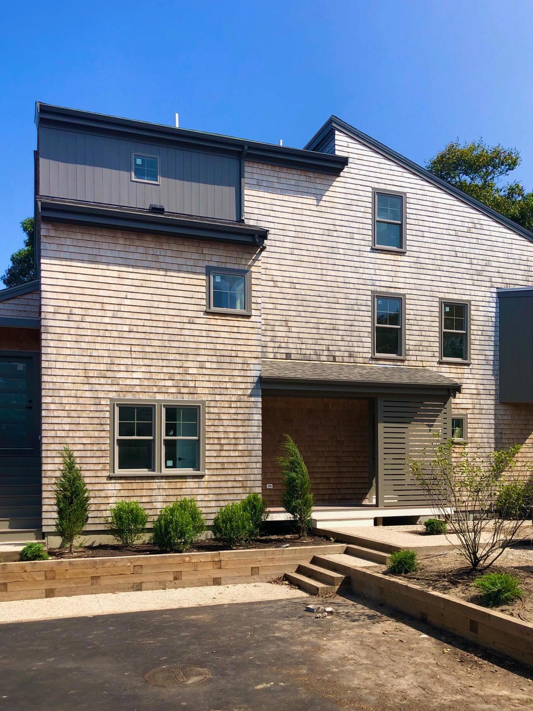 exterior with landscaping