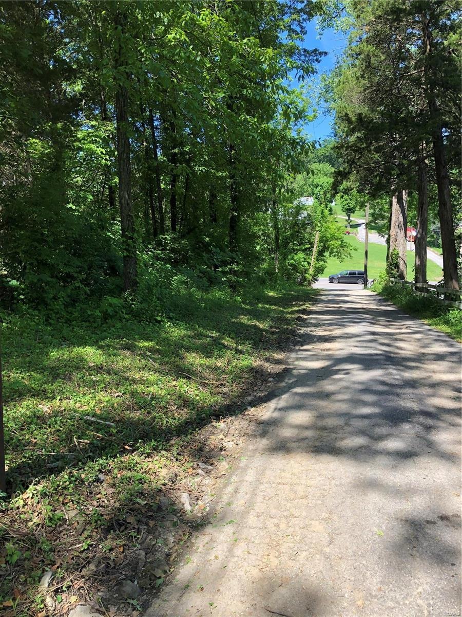 Looking down Rose Hill Road towards Hwy 61-67, pro