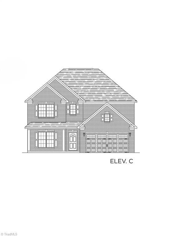 Rendering of home under construction.