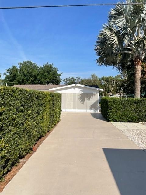 Front private entrance