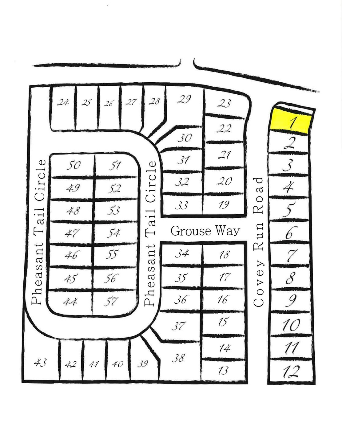 Plat Lot 1