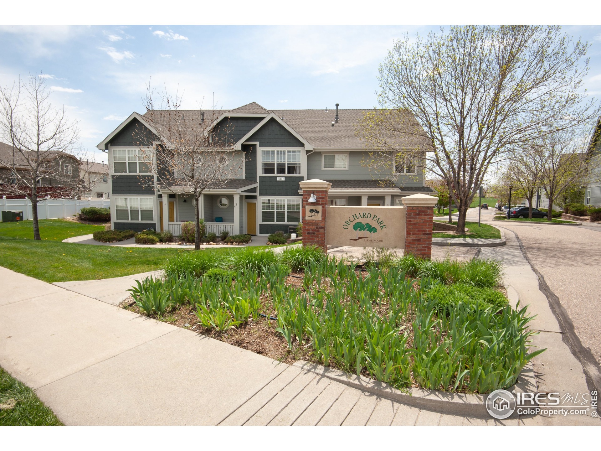 First Condo on Right just beyond the sign.