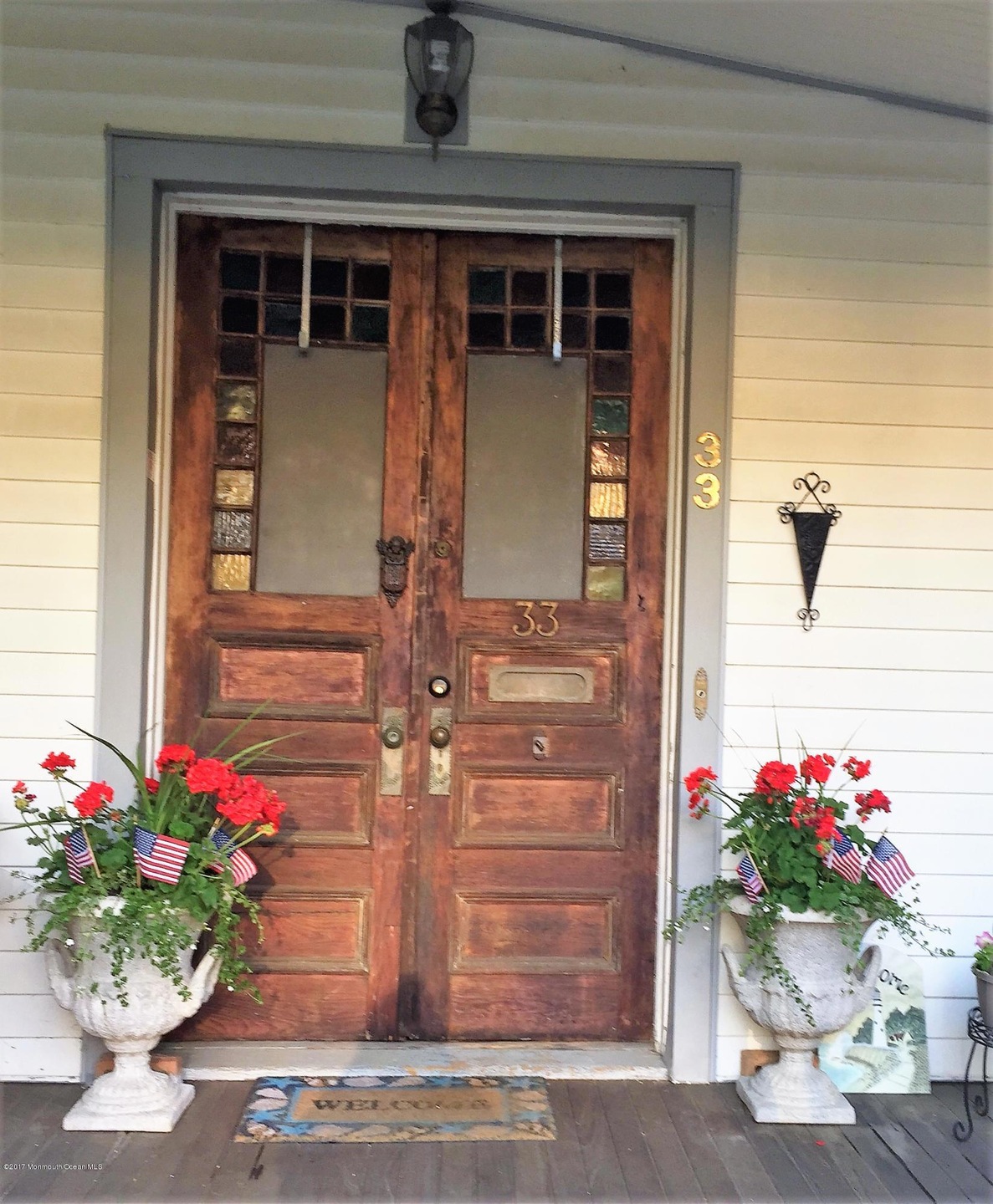 front door at 33