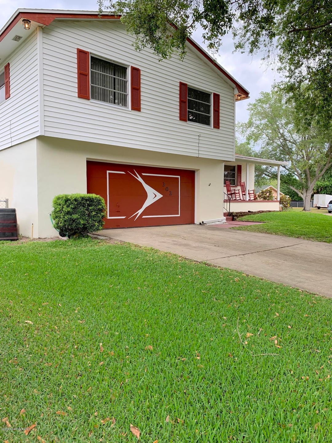 front of house left corner