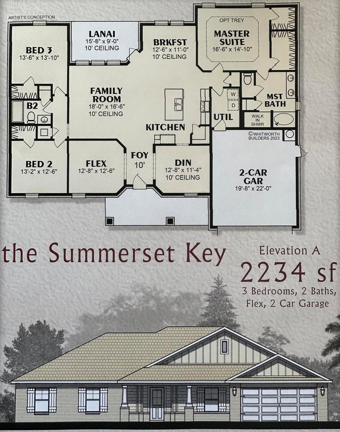 Summerset Key Floor plan MLS