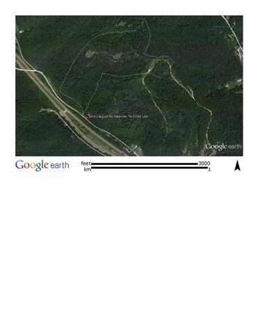 Google Earth Image. White lines gives you an idea of where the parcels are located.